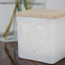 Load image into Gallery viewer, The Best Teachers Candle - White