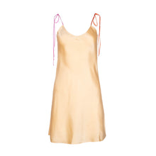 Load image into Gallery viewer, Sorbet Tie Strap Mini Silk Dress