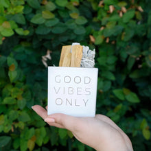Load image into Gallery viewer, Good Vibes Only Smudge Kit - White
