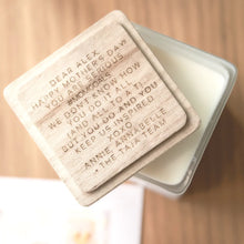 Load image into Gallery viewer, Butterfly Name Candle - White