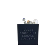 Load image into Gallery viewer, Inhale Good Shit Exhale Bullshit Smudge Kit - White
