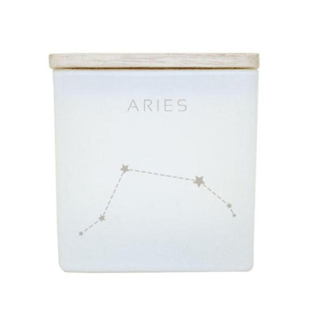 Astrology Candle - White