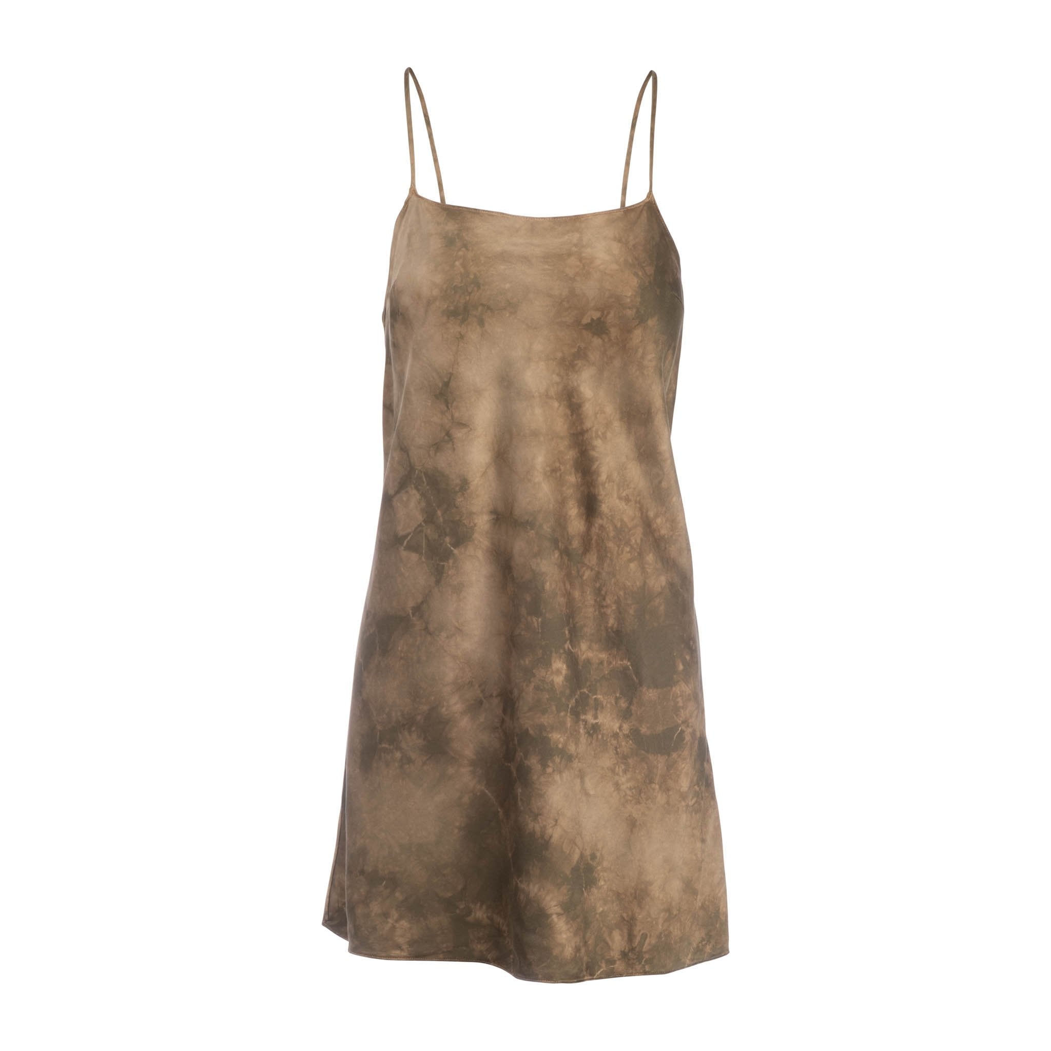 satin mini slip dress with tie waist Moss Tie Dye Tie-Waist Mini Dress – SENA Lifestyle Studio