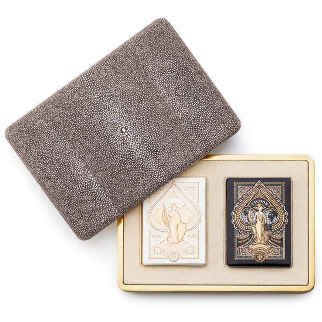 Shagreen Card Case & Cards